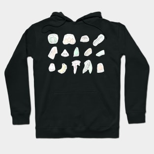 Fruit and Veg collection 1 in colour Hoodie